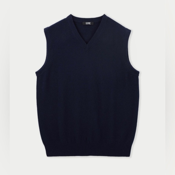 Gobi 100% Mongolian Cashmere Men’s Vest. Size M - Picture 1 of 5